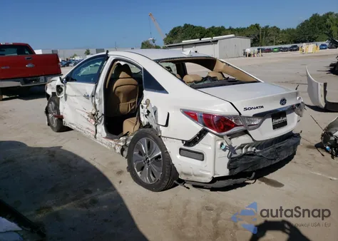 2013 Hyundai Sonata Hybrid из США, поврежденный, VIN KMHEC4A43DA090407